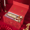 Magnet Closure Gift Packaging Boxes Rigid Cardboard Cloth Cover Travel Jewelry Box