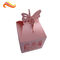 Texture Customized  250G Peral Paper Gift Chocolate Packaging Boxes , Wedding Favor Boxes With Ribbons