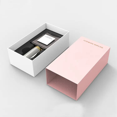 Tiandi Lid Paper Box Pulling Box White perfume Lipstick Cosmetic Set Packaging Box Custom Aromatherapy Packaging