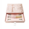 Paperboard Pink Gift Cosmetic Packaging Boxes Lipstick With Drawer