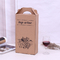 Kraft Paper Double Wine Bottle Gift Boxes Portable CMYK 4 Color Offset Printing