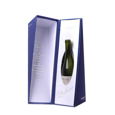 カスタム斜角三角形クラムシェルワインボックス 特別な形状のハードカバーボックス レッドワインハードカバーボックス